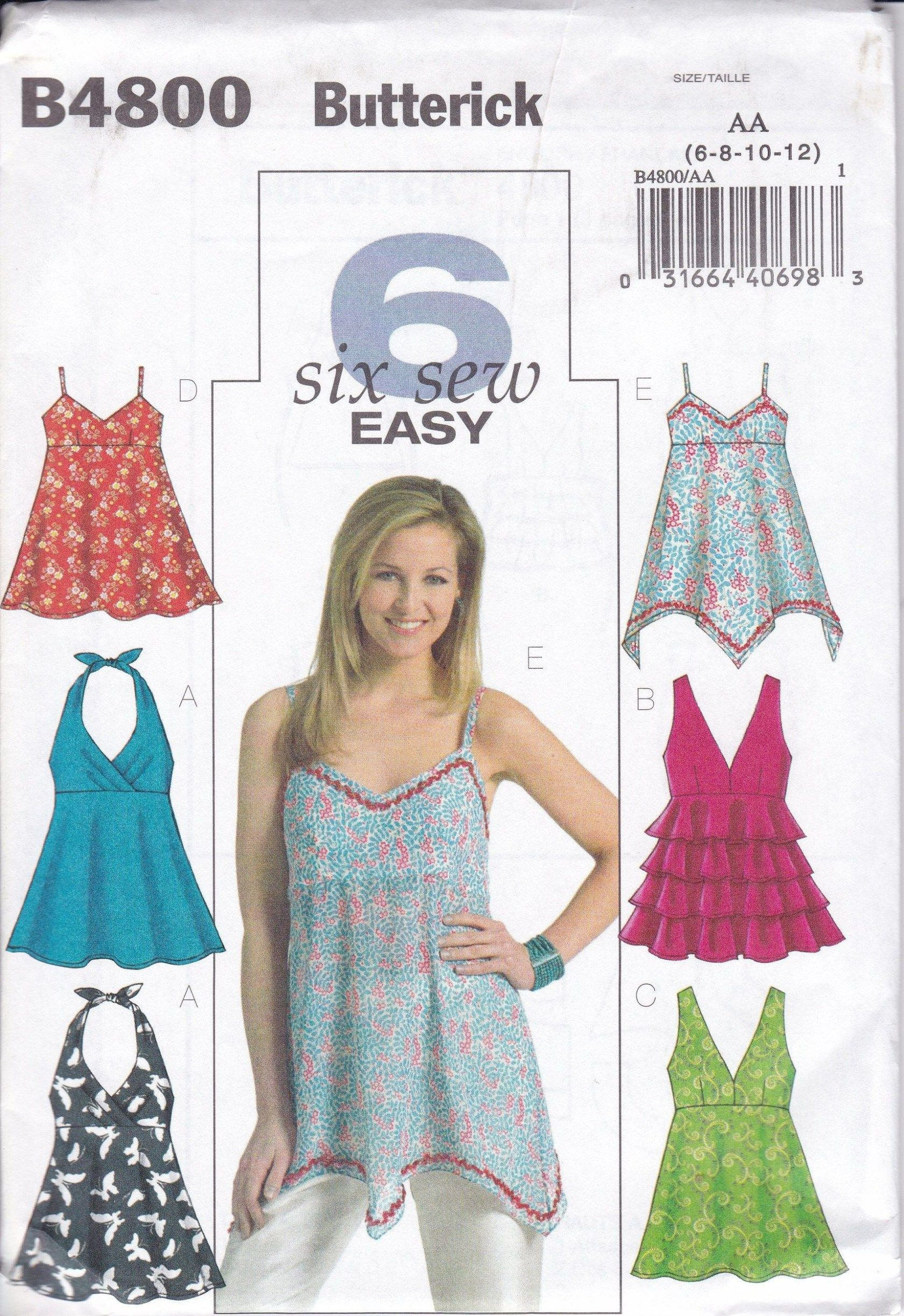 Free Plus Size Sewing Patterns Free Us Ship Butterick 4800 