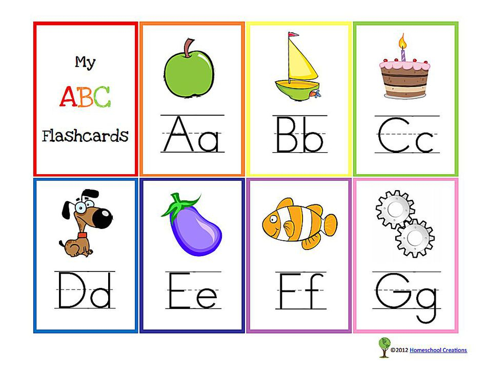 Free Printable Alphabet Flashcards