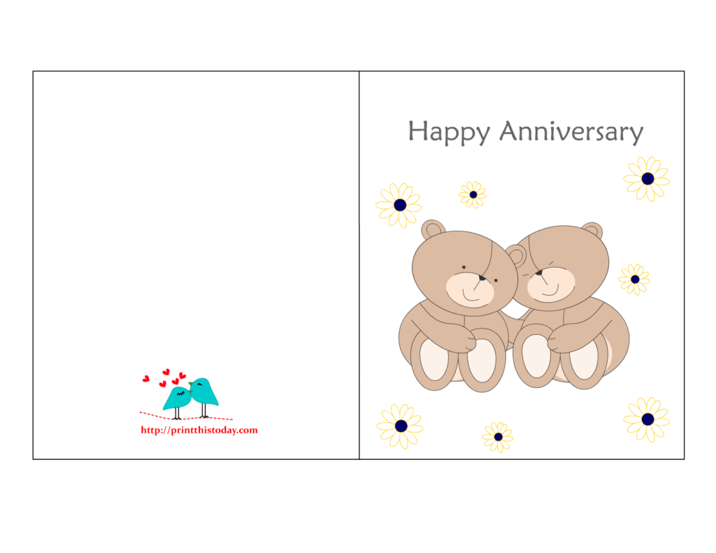 Free Printable Anniversary Cards