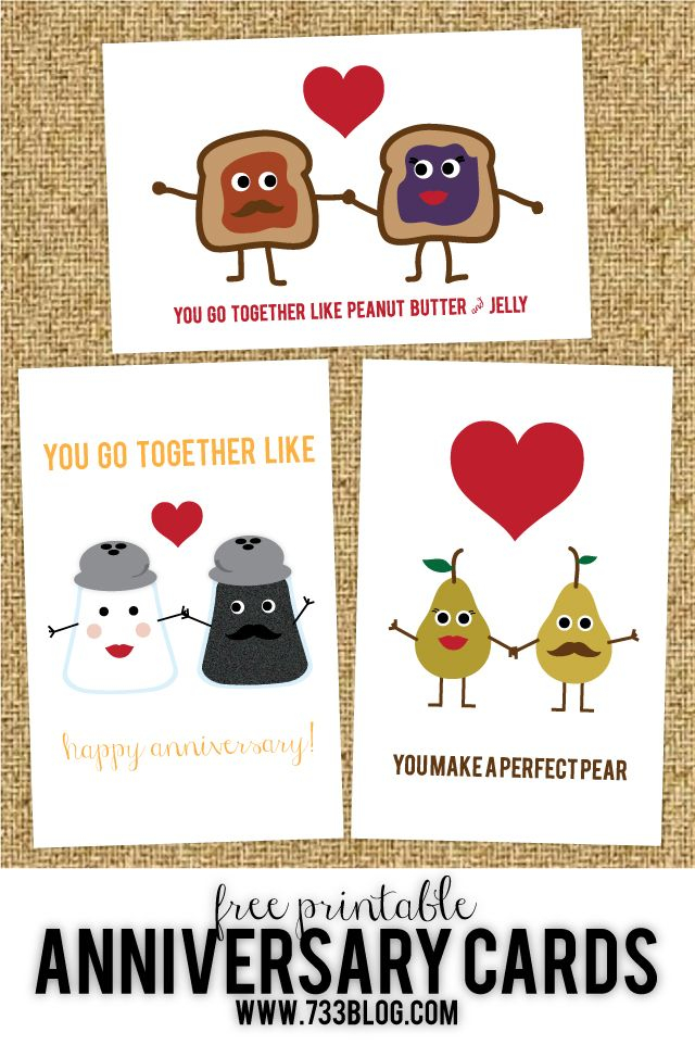 Free Printable Anniversary Cards Printable Anniversary 