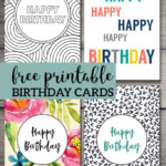 Free Printable Birthday Cards Paper Trail Design Free