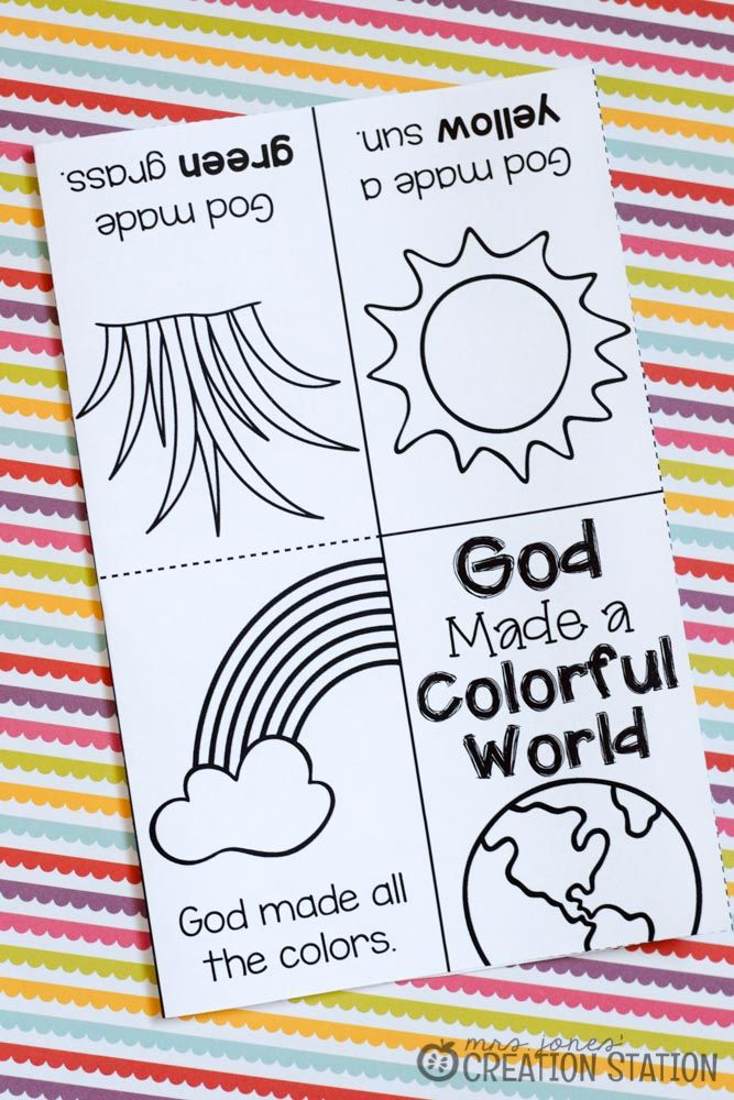 FREE Printable Book For Teaching Colors Toddler Sunday 