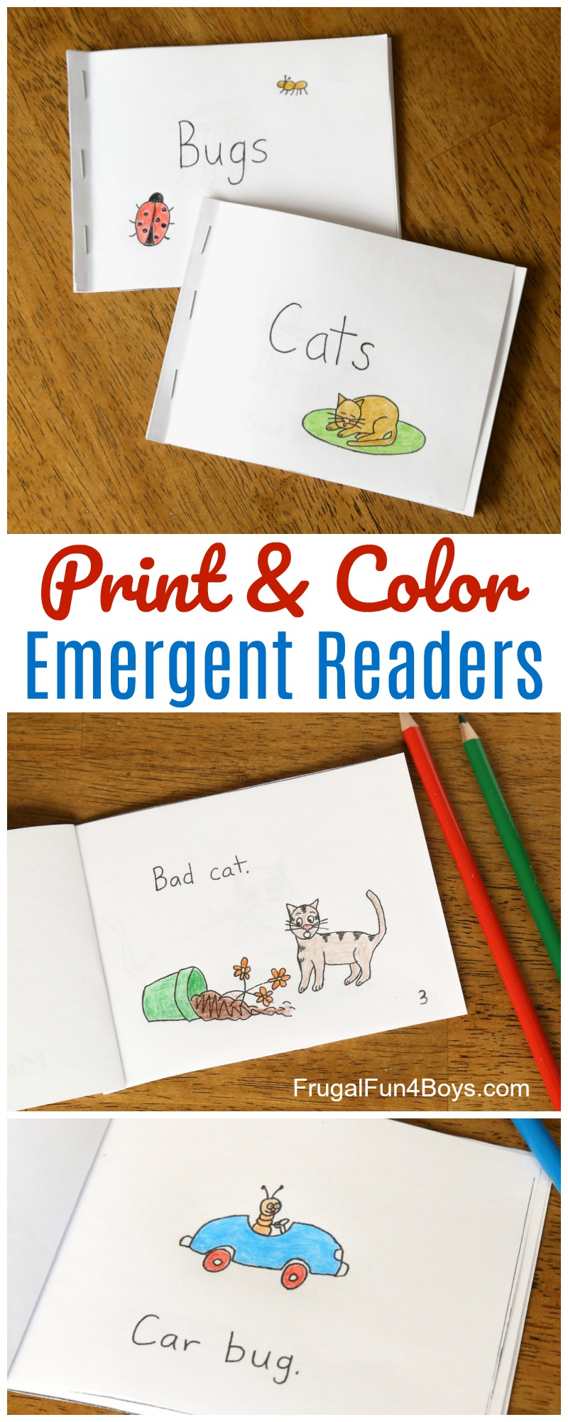 Free Printable Books For Beginning Readers Level 1 Easy 