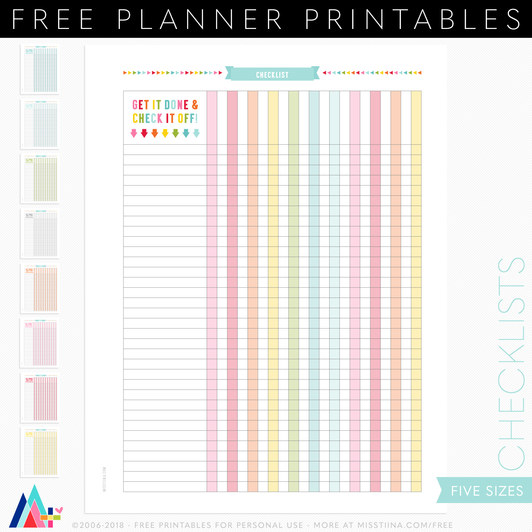 Free Printable Checklist Room Surf