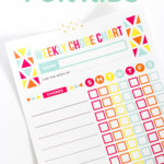 FREE Printable Chore Chart For Kids Printable Crush