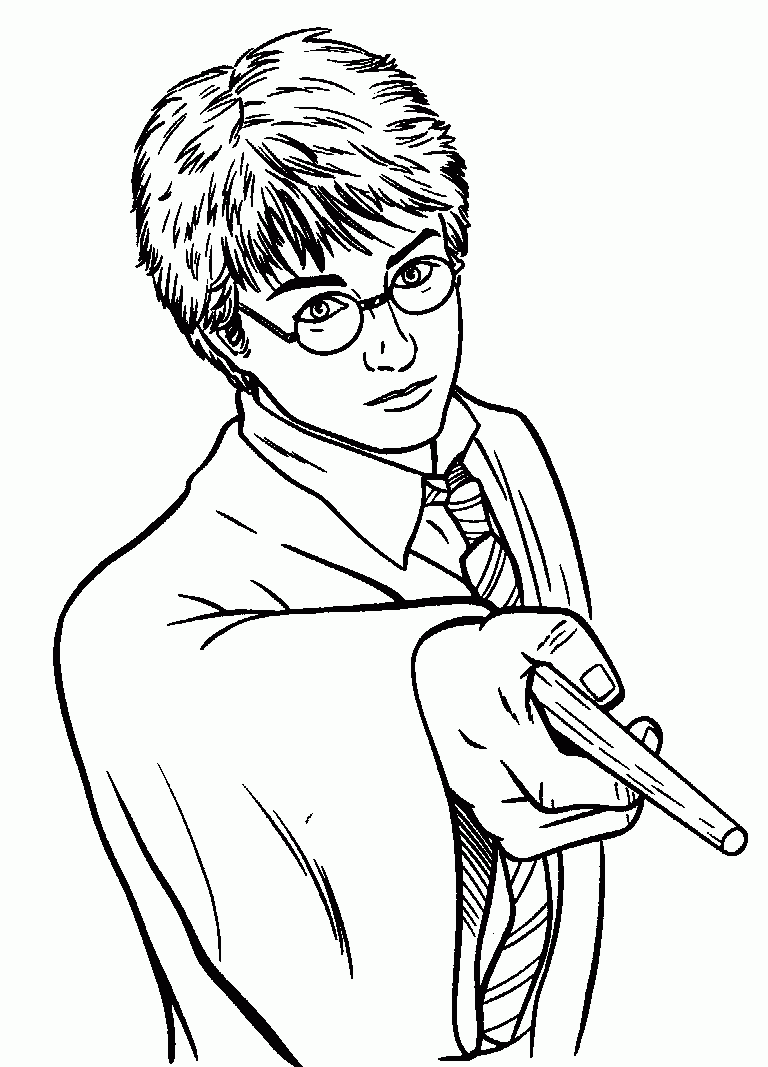 Free Printable Harry Potter Coloring Pages For Kids