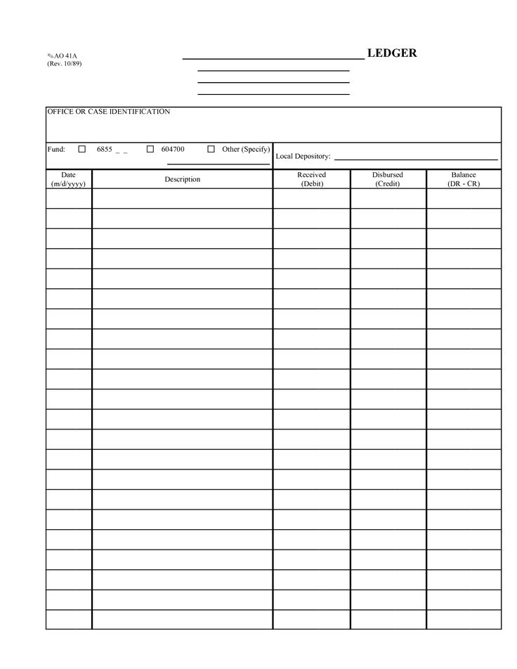 Free Printable Ledger Template Printable Check Register 