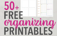 FREE Printable Library 50 Free Printables To Organize