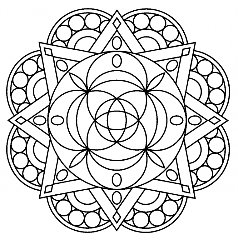 Free Printable Mandala Coloring Pages For Adults Best 