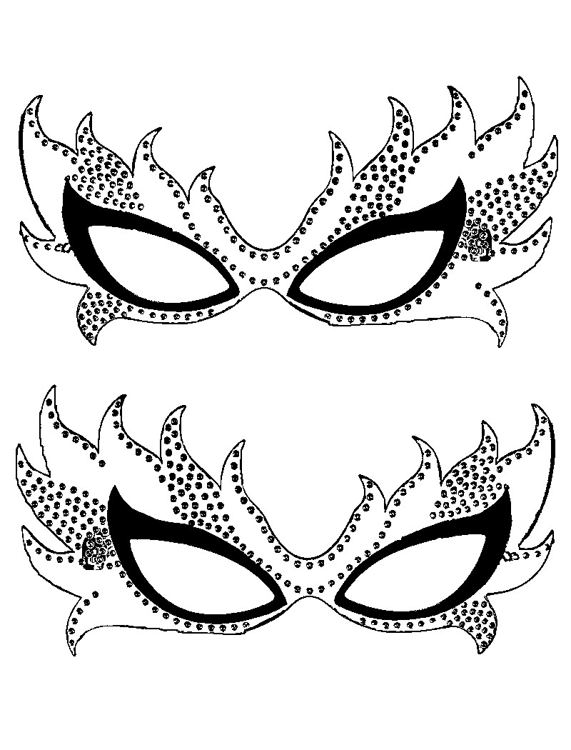 Free Printable Mardi Gras Coloring Pages For Kids