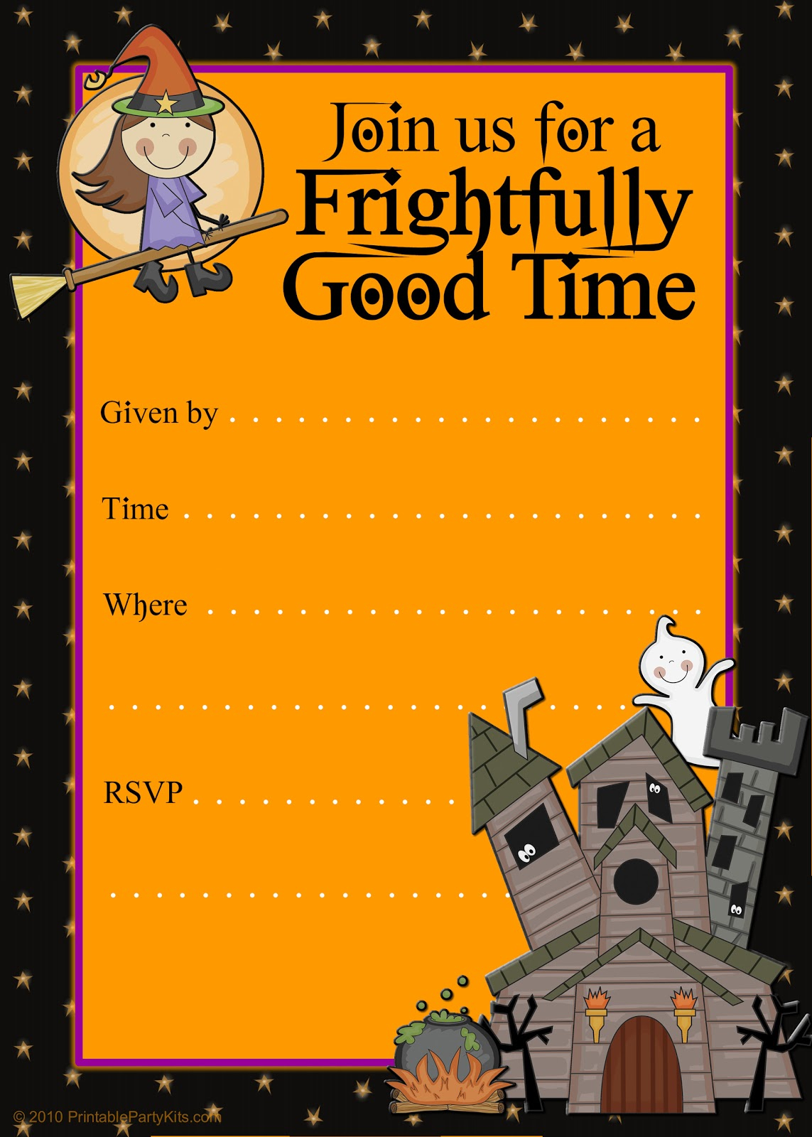 Free Printable Party Invitations Printable Good Witch 