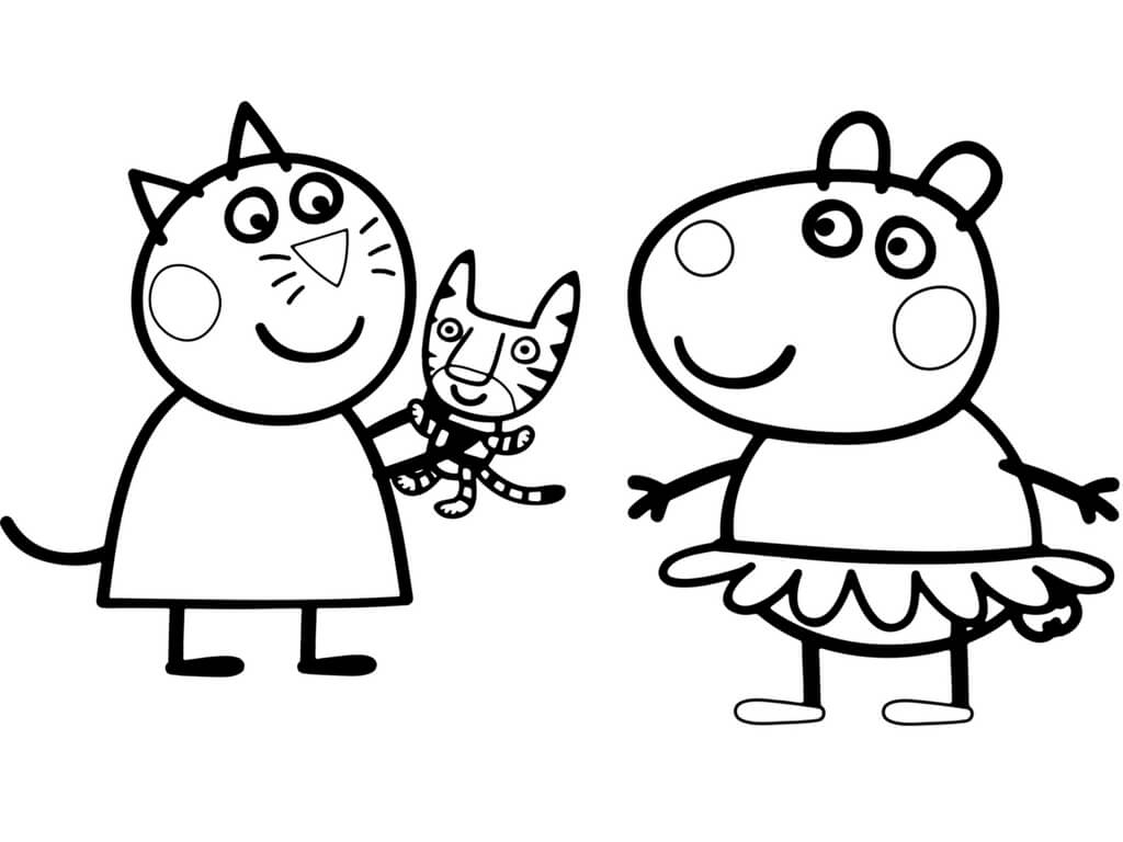 Free Printable Peppa Pig Coloring Pages At GetDrawings 