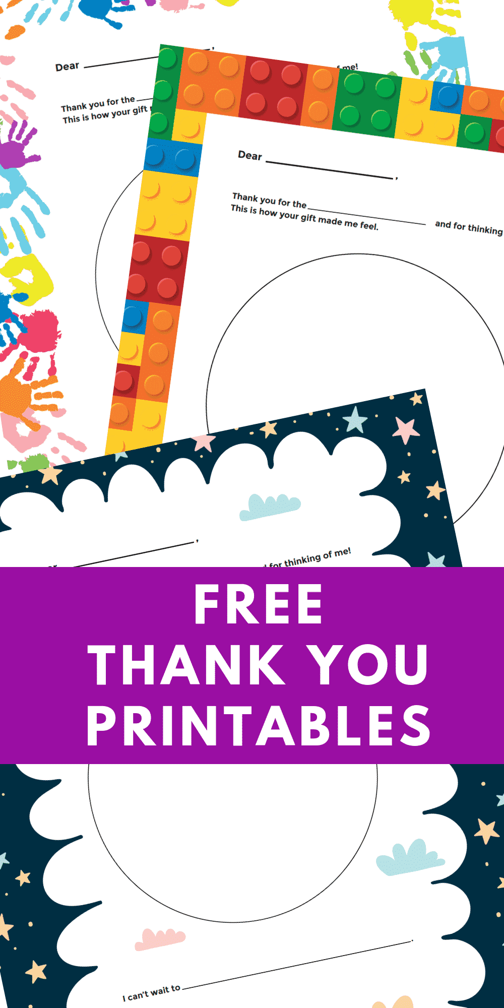 Free Printable Personalized Thank You Cards Homemade 