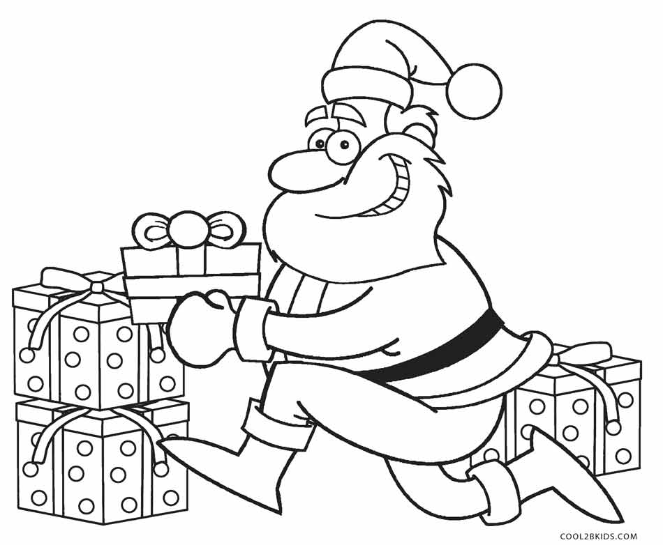 Free Printable Santa Coloring Pages For Kids