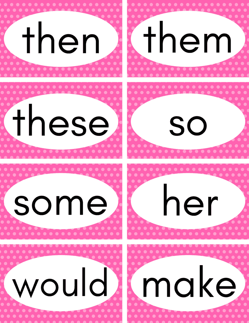 Free Printable Sight Words Flash Cards It s A Mother Thing