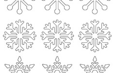 Free Printable Snowflake Templates 10 Large Small