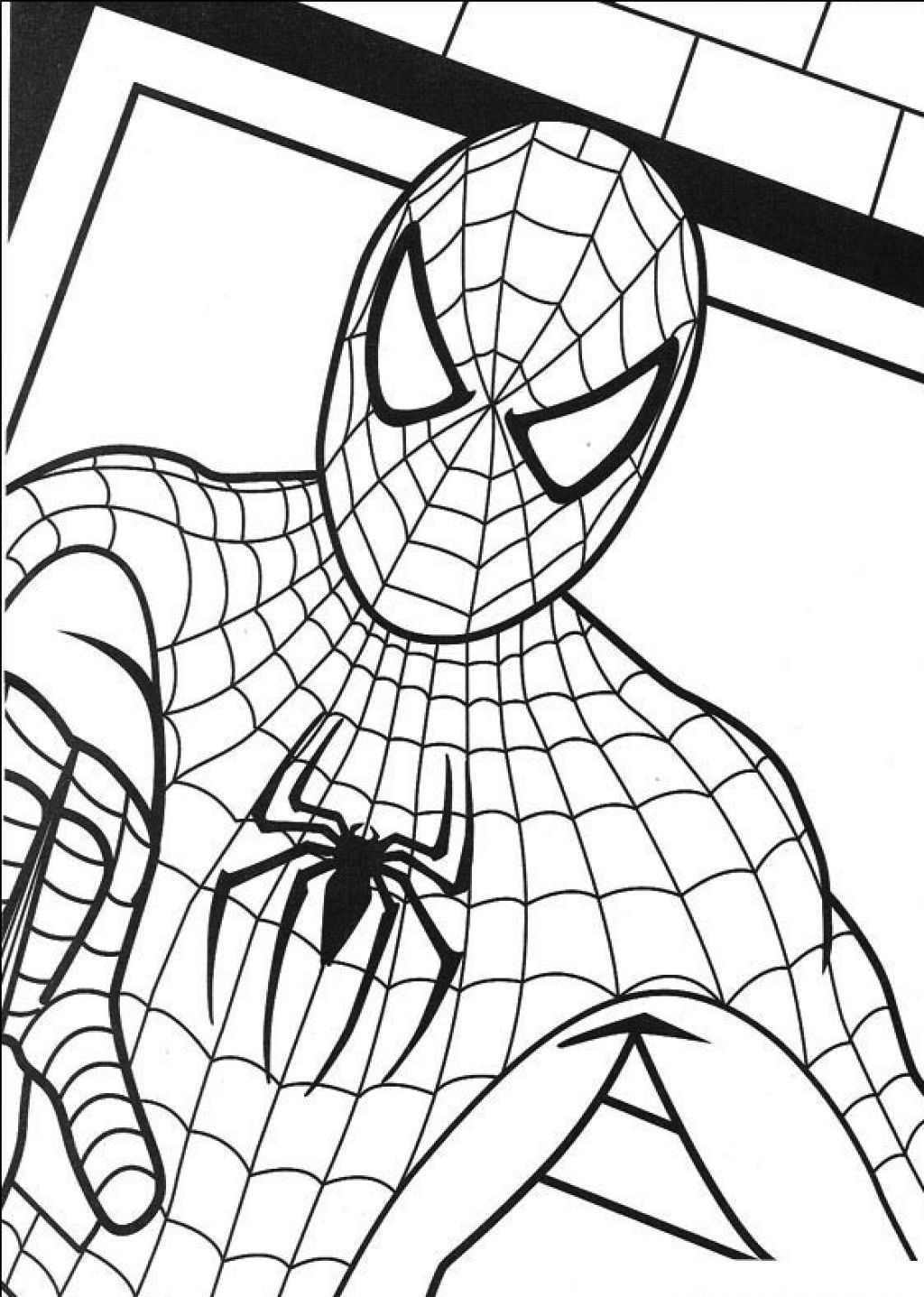 Free Printable Spiderman Coloring Pages For Kids 