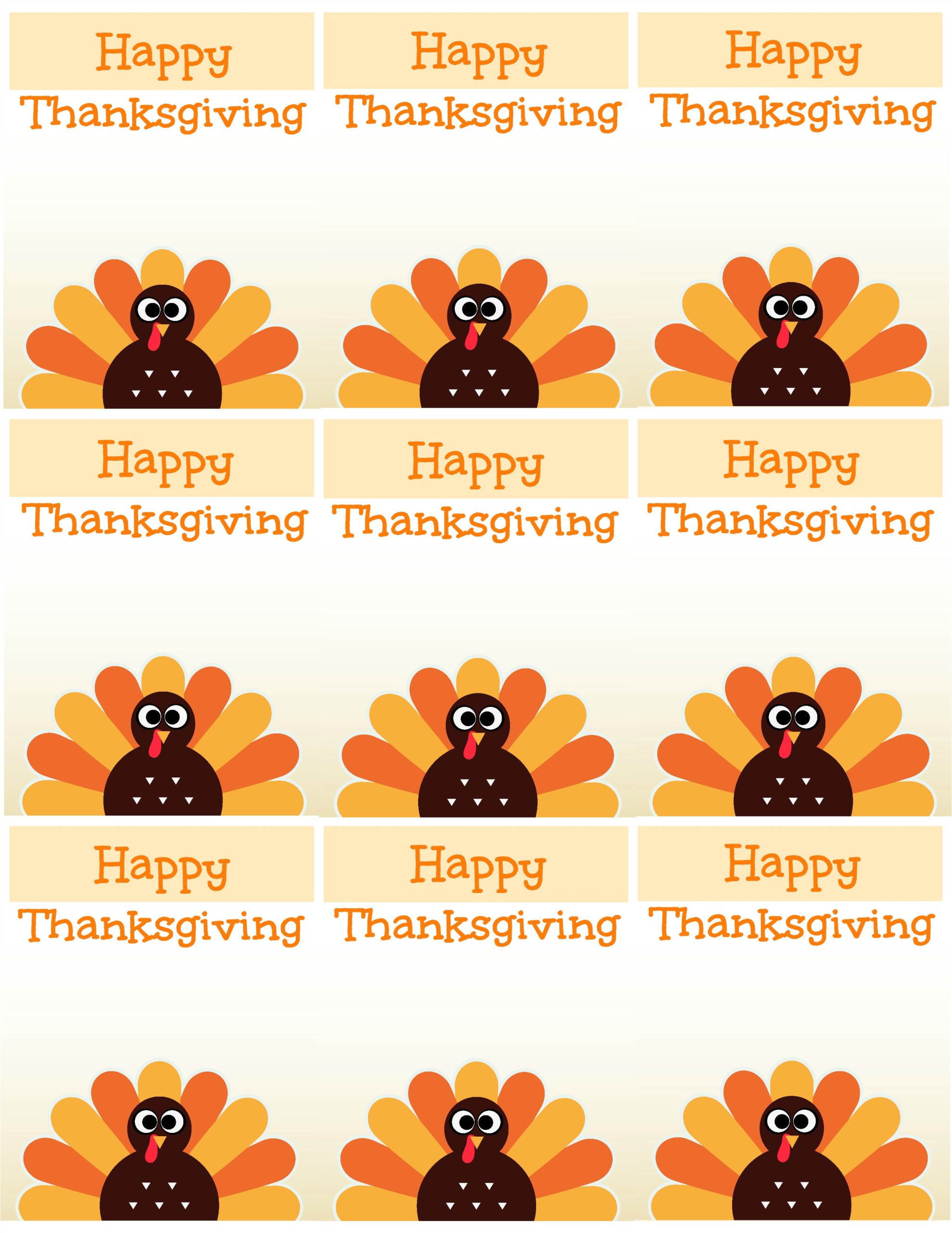 FREE Printable Thanksgiving Place Cards Also Great For 