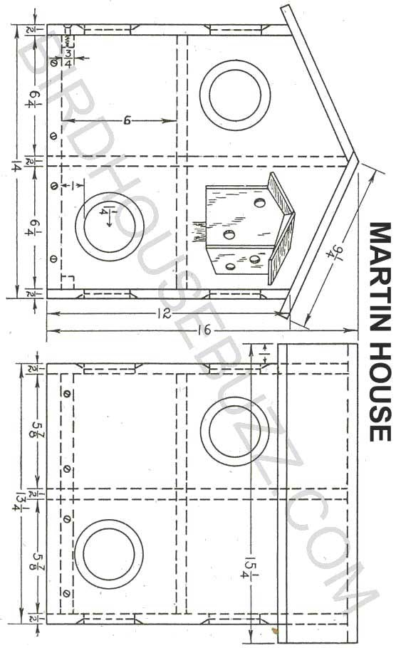 Free Printable Purple Martin House Plans FreePrintableTM com