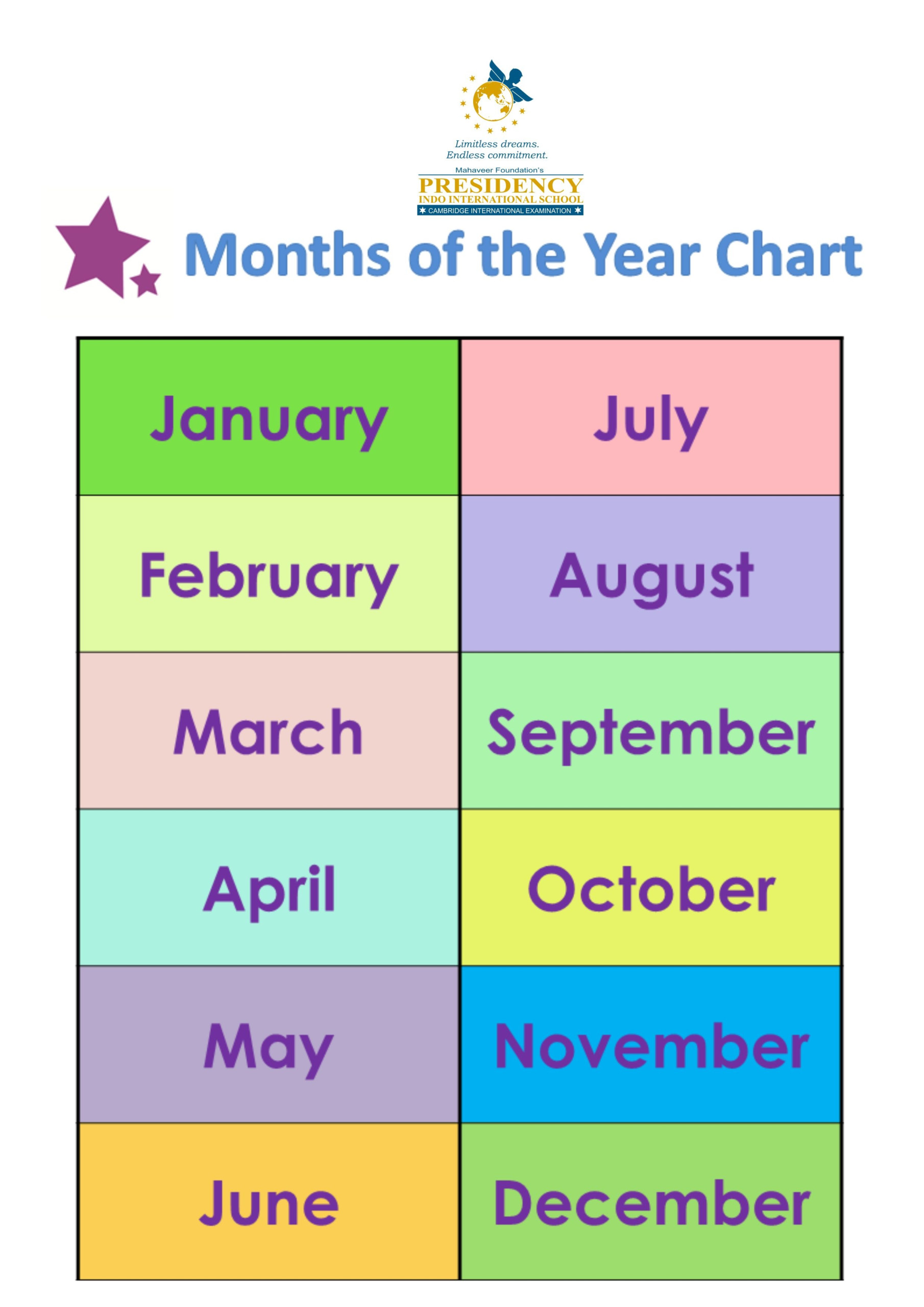 Free Printable Months Of The Year FreePrintableTM FreePrintableTM