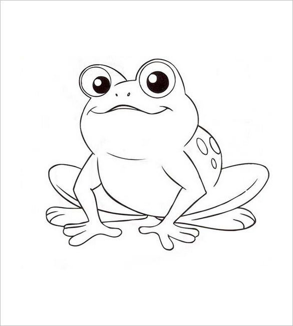 Frog Template Animal Templates Free Premium Templates