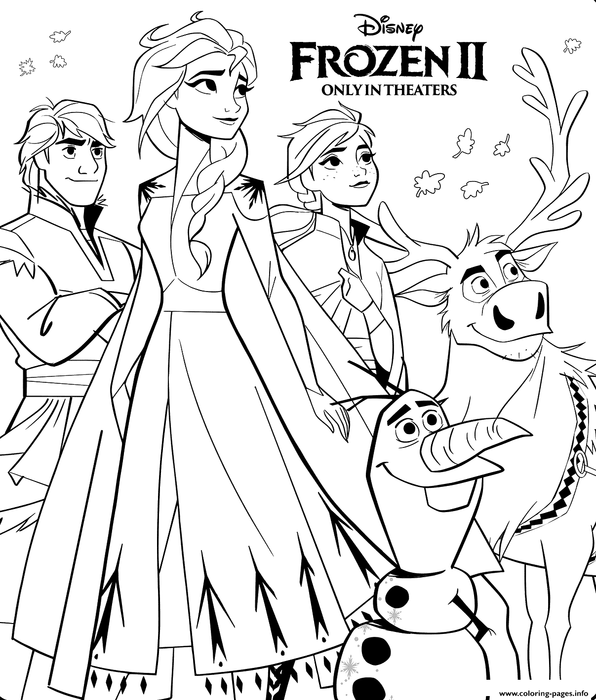 Frozen 2 Coloring Pages Coloring Home