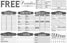 Get Organized Free Printables To Organize Your Home In