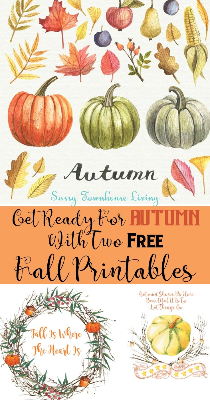 Get Ready For Autumn With Two Free Fall Printables 