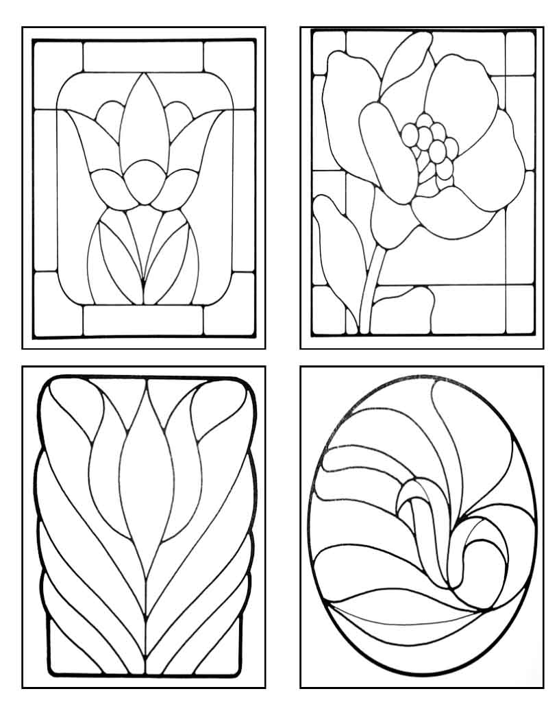 Beginner Stained Glass Patterns Printable FreePrintableTM FreePrintableTM