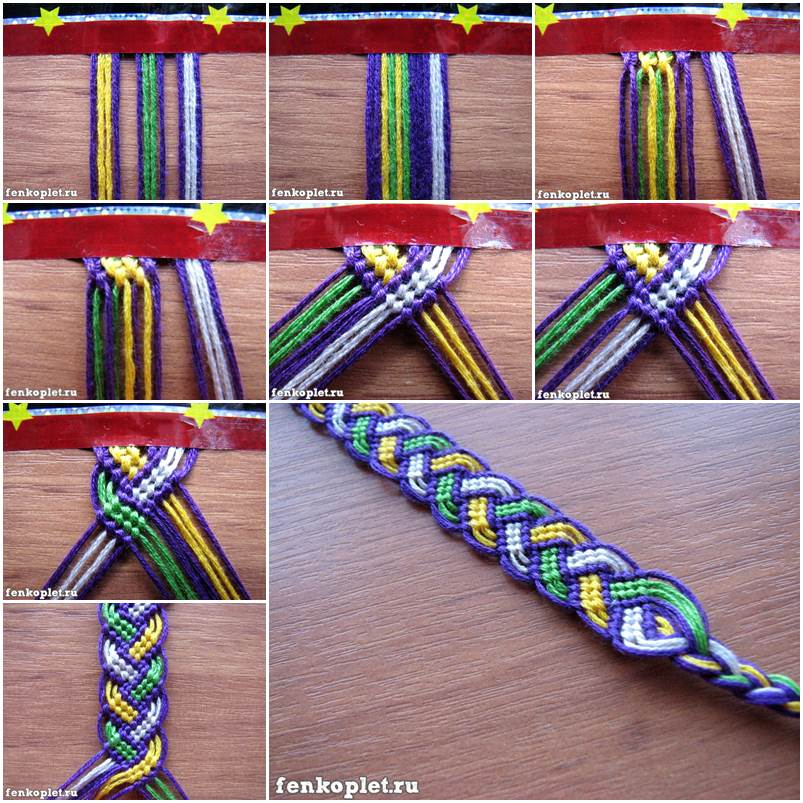 How To DIY Friendship Bracelet Leaves Pattern With Video 