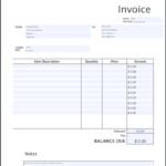 Invoice Template PDF Free From Invoice Simple