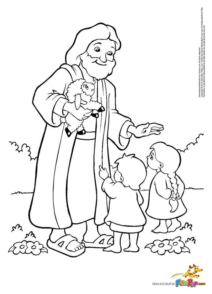 Jesus And Kids Coloring Page Free Printable Coloring 