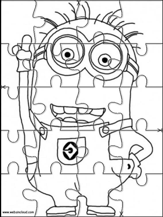 Jigsaw Puzzle Coloring Pages At GetColorings Free 