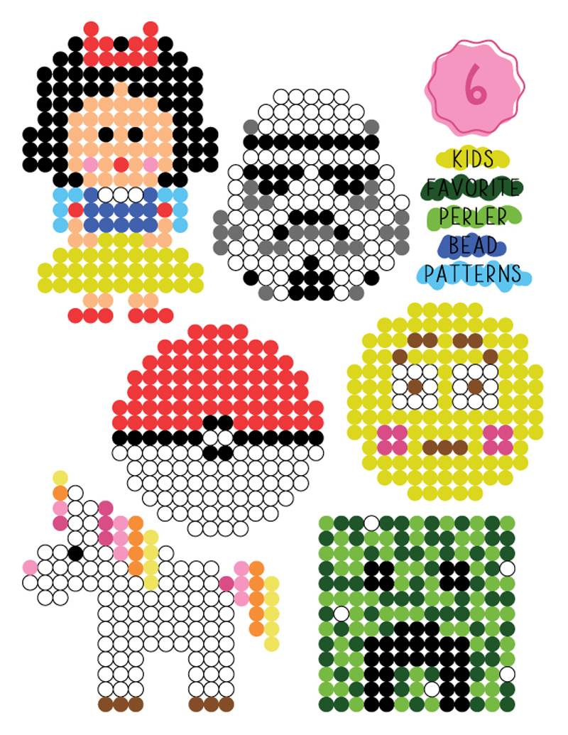 Kid Friendly Perler Bead Patterns Party Favors A Subtle 