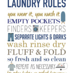 Laundry Rules Printable Free Easy And Print Ready