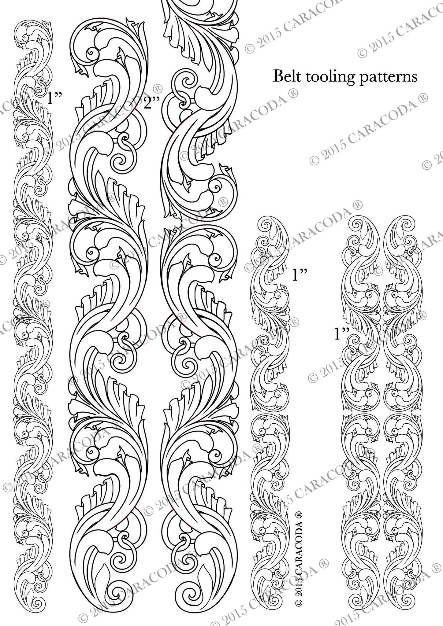 Free Printable Leather Tooling Patterns FreePrintableTM FreePrintableTM