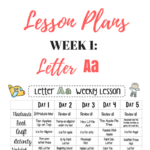 Letter A FREE Weekly Lesson Plan This Crafty Mom