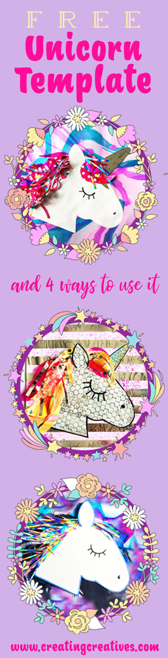 Magical Unicorn Printable And 4 Ways To Use It Creating 