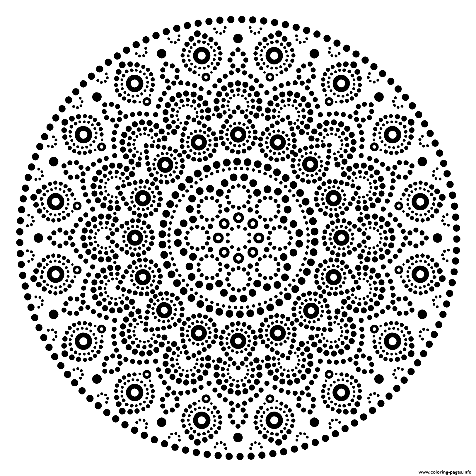 Free Printable Dot Mandala Patterns FreePrintableTM FreePrintableTM