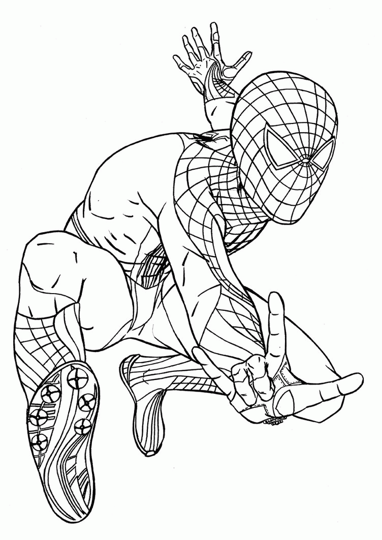 Marvel The Spectacular Spider Man Coloring Pages 