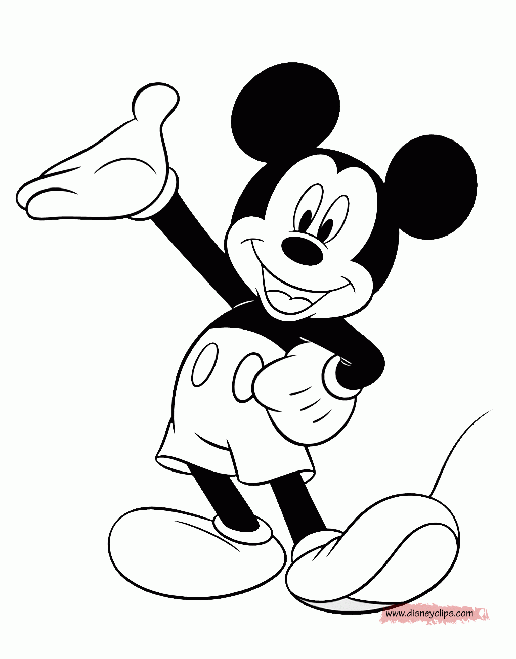 Mickey Mouse Coloring Pages 5 Disney Coloring Book