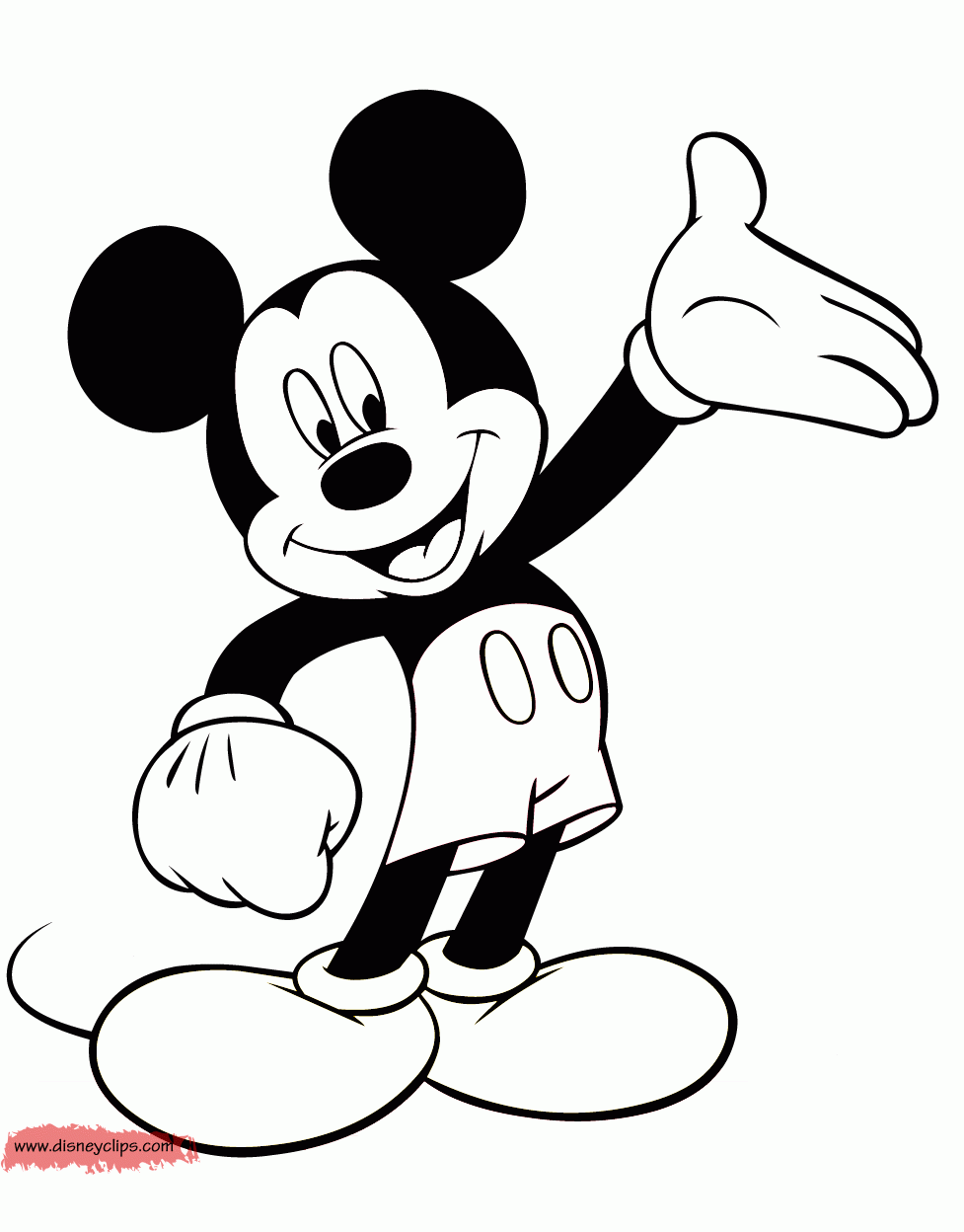 Mickey Mouse Coloring Pages Disney Coloring Book