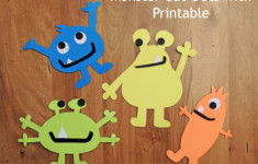 Monster Cut Outs With Printable The Crafter Life