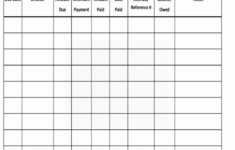 Monthly Bill Chart Printable Free Calendar Template