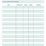 Monthly Budget Planner Free Printable Worksheet Savor