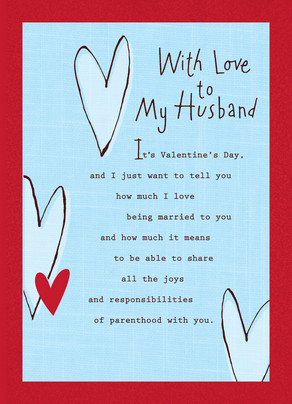 My Husband Love Valentine s Day Card Cardstore