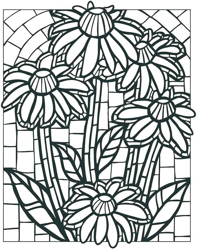 Mystery Mosaic Coloring Pages At GetColorings Free 