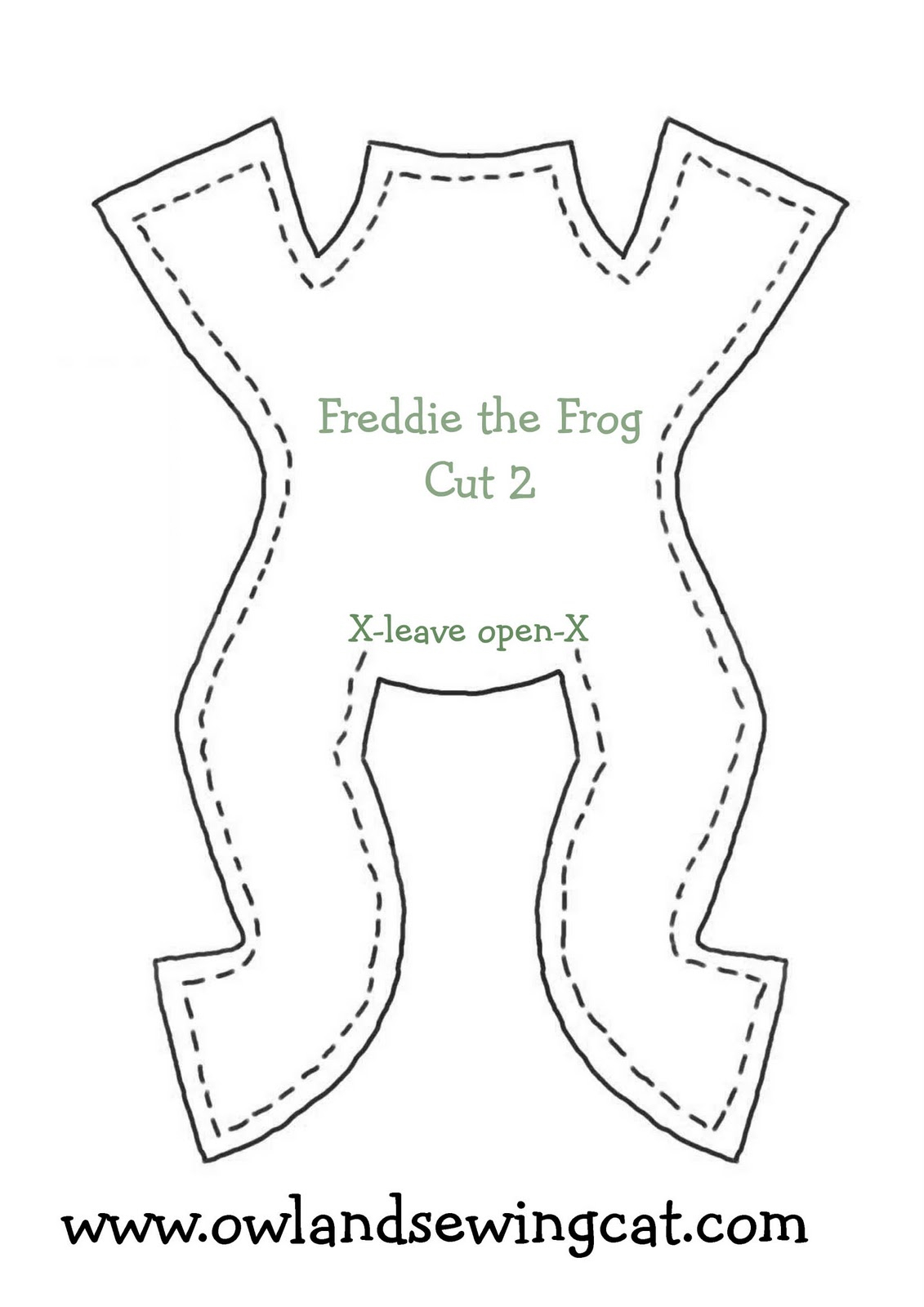 Owl And Sewing Cat Blog Tutorial Freddie The Frog