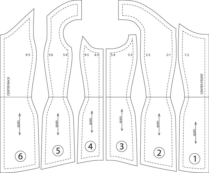 Printable Corset Pattern