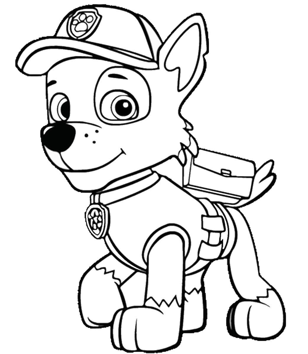 PAW Patrol Coloring Pages Printable Paw Patrol Coloring 